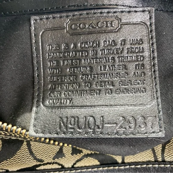 Coach : VINTAGE : Y2K monogram ‘demi’ mini baguette shoulder bag handbag - Picture 7 of 10